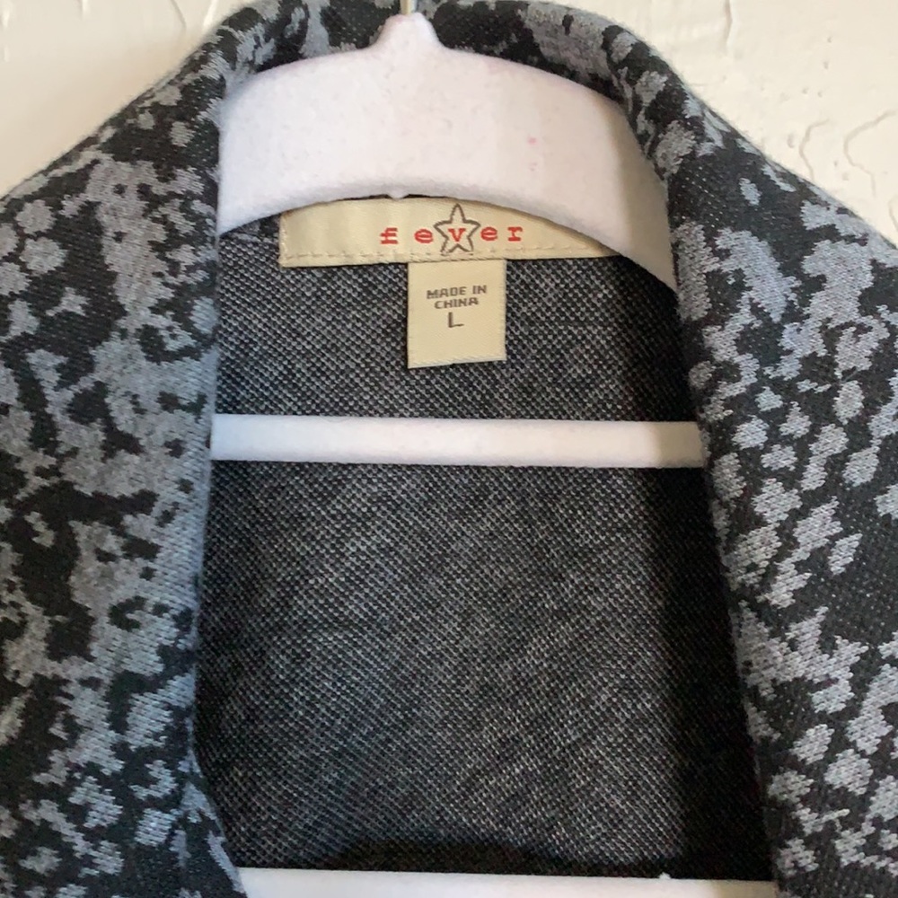 Fever Wrap Style Light Belted Jacket Euc - image 2